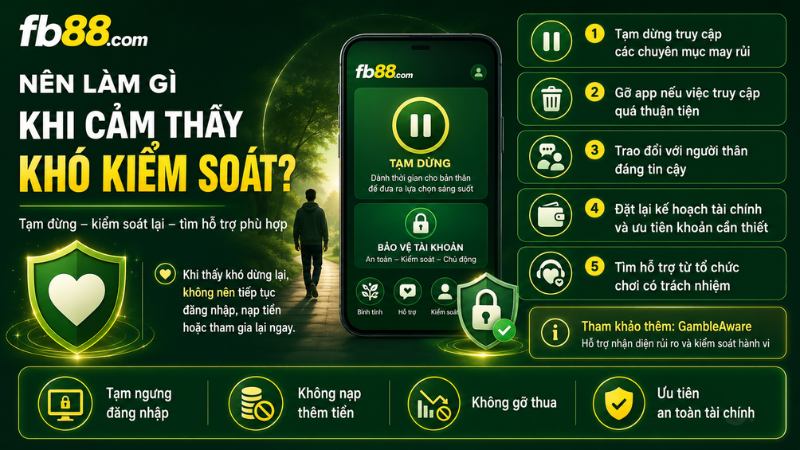 Nên Làm Gì Khi Cảm Thấy Khó Kiểm Soát?