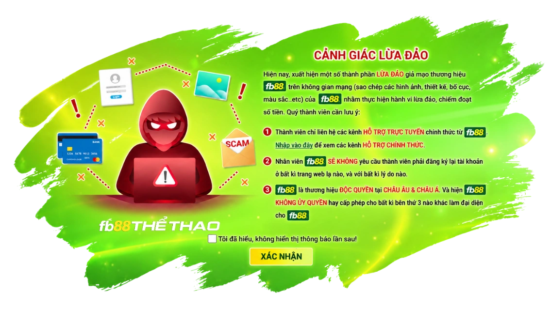 Cảnh báo lừa đảo FB88 với các website giả mạo trang chủ và chiêu trò đánh cắp tài khoản